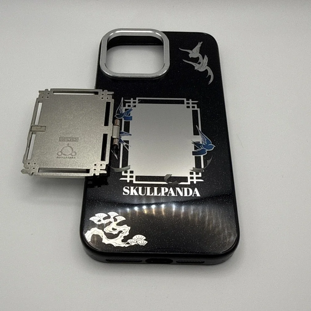 POP MART SKULLPANDA The Mirage Series iPhone 16 Pro Max Phone Case With Mirror